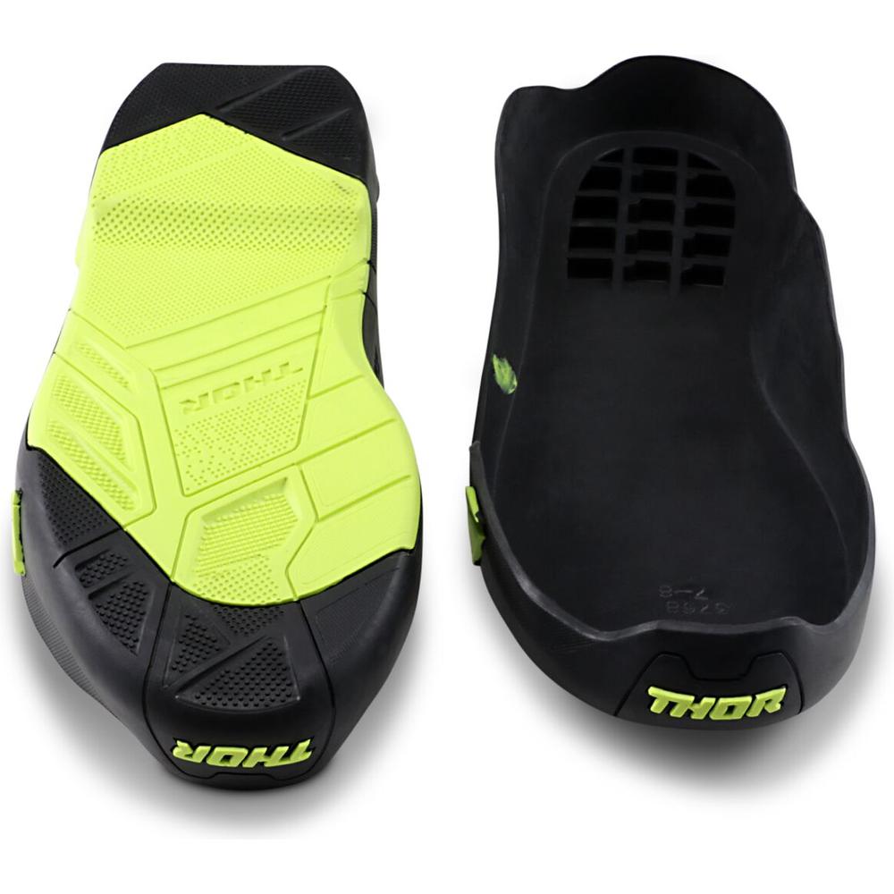 Thor Radial Boots Replacement Outsoles Black / Fluo Yellow - FREE UK Shipping, FREE 365 Day Returns | Moto Central