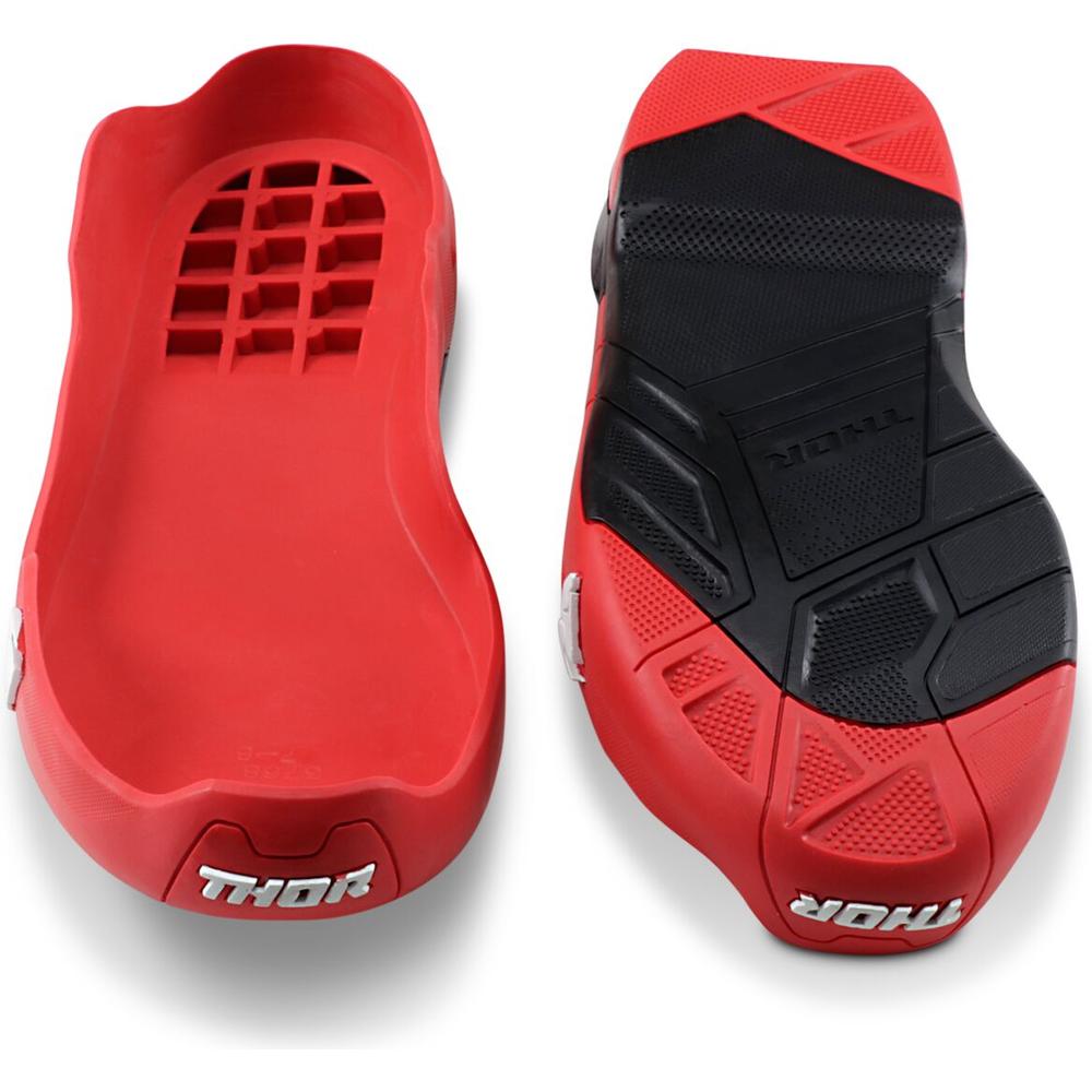 Thor Radial Boots Replacement Outsoles Black / Red