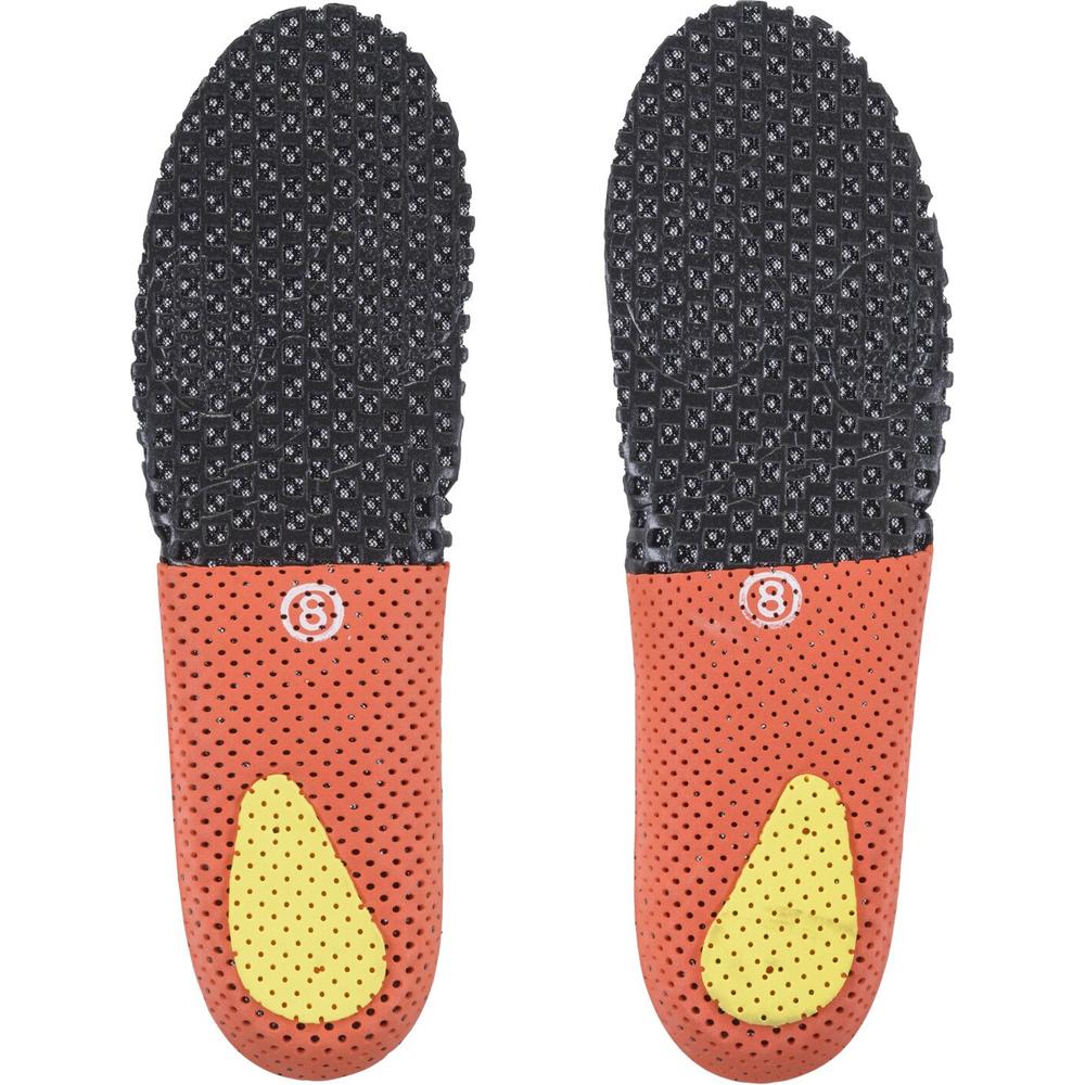 Alpinestars Tech 10 Vented Footbed Inserts Black / Orange / Yellow