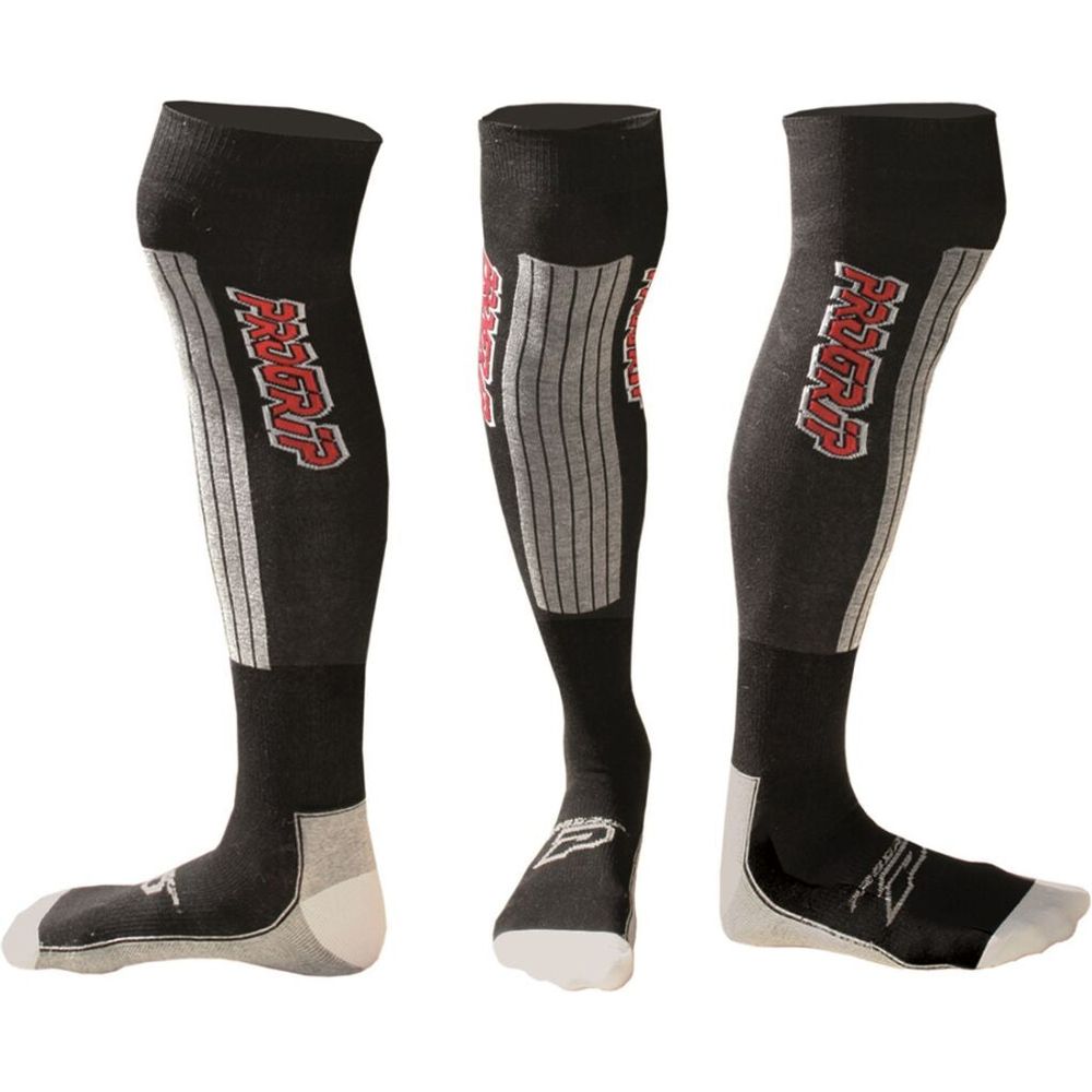 Pro Grip Over Knee Full Socks Black / Grey  - FREE UK Shipping, FREE 365 Day Returns | Moto Central