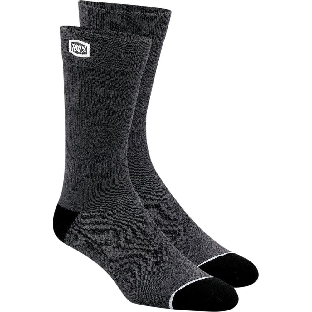 100% Solid Socks Grey