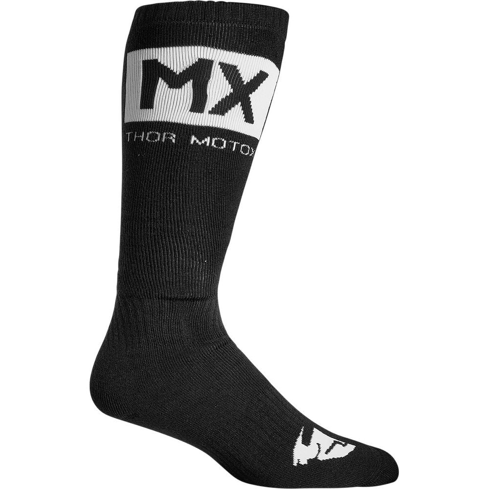 Thor MX Solid Socks Black / White