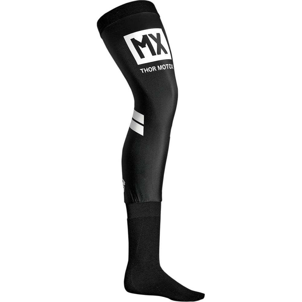 Thor Compression Knee Brace Socks Black / White