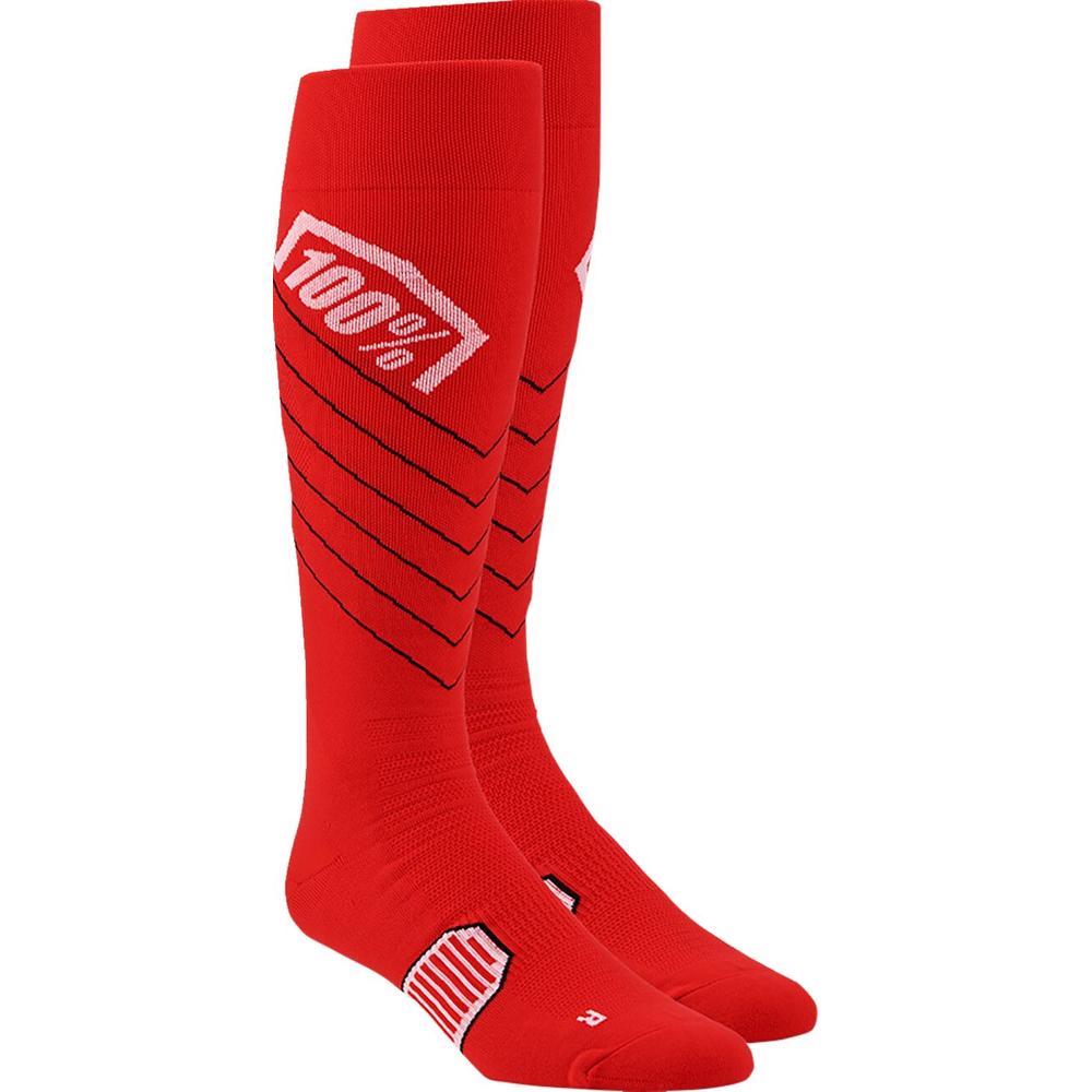 100% Hi-Side Performance Socks Red