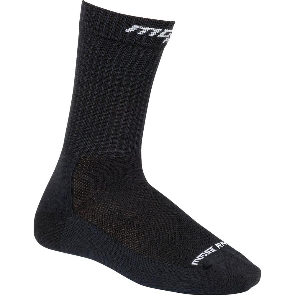 Moose Racing Crew Socks Black  - FREE UK Shipping, FREE 365 Day Returns | Moto Central