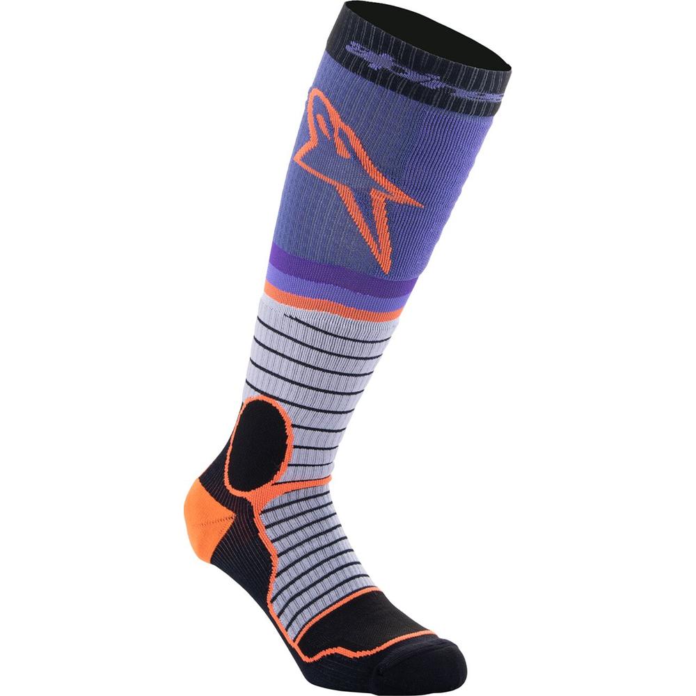 Alpinestars MX Pro Socks Purple / Black / Grey