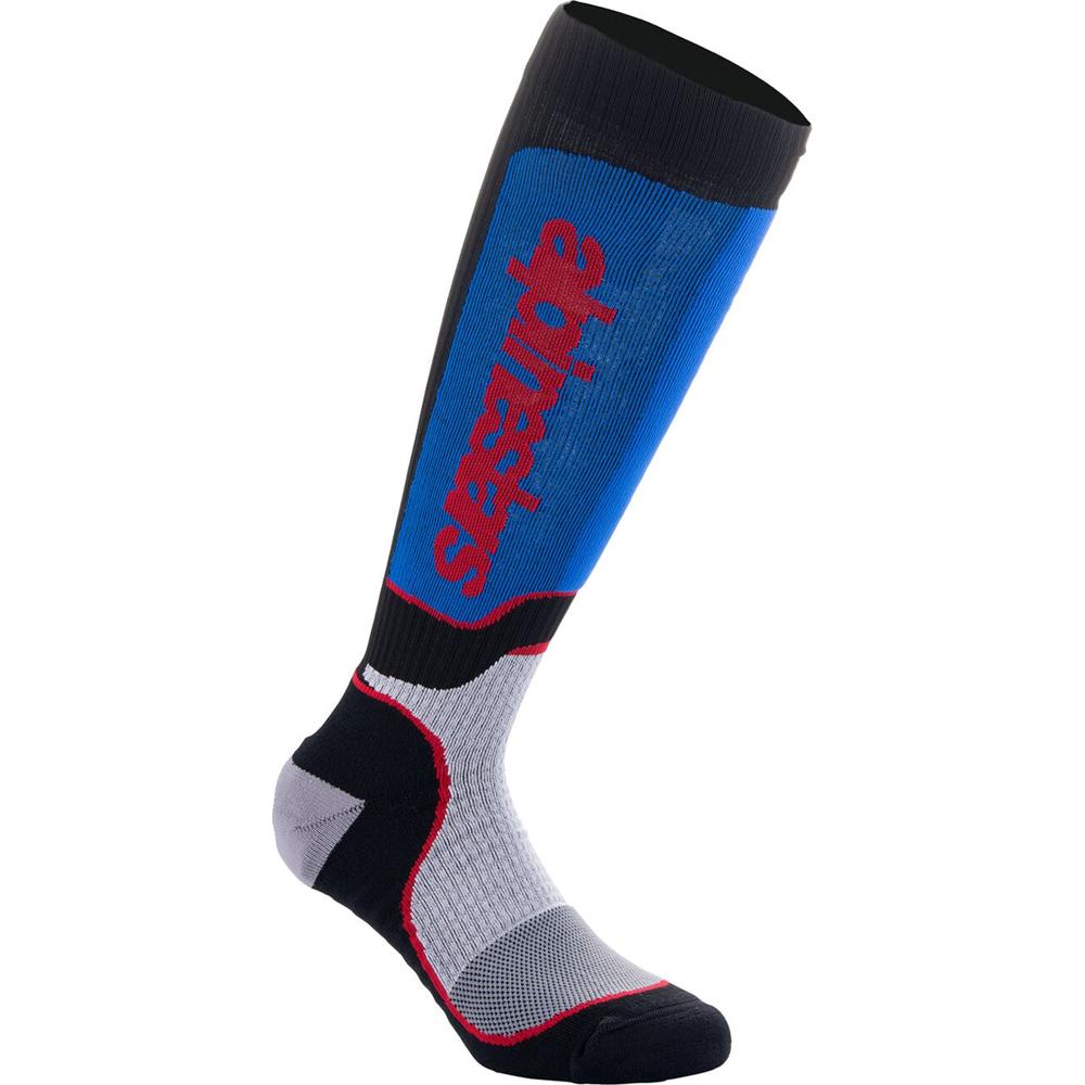 Alpinestars MX Plus Socks Black / White / Blue