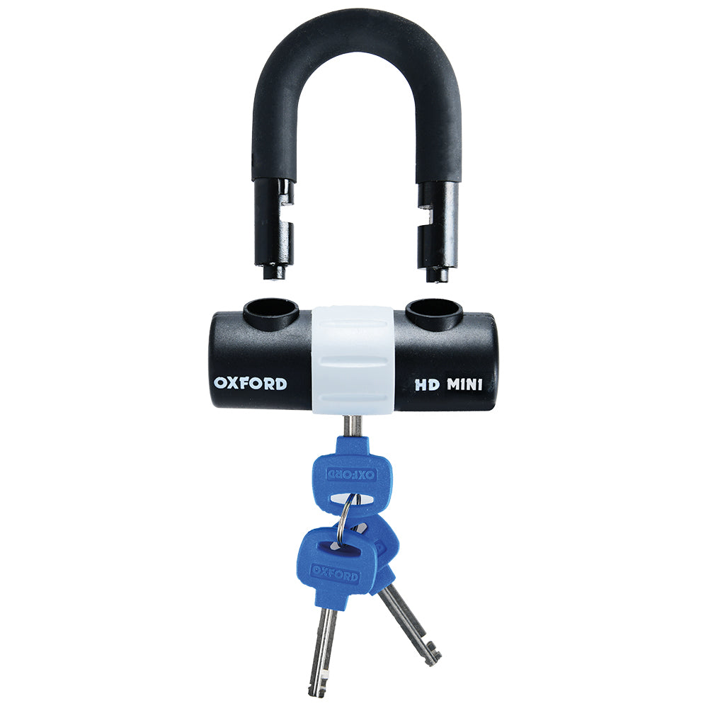 Oxford HD Mini Shackle Disc Lock - FREE UK Shipping, FREE 365 Day Returns | Moto Central