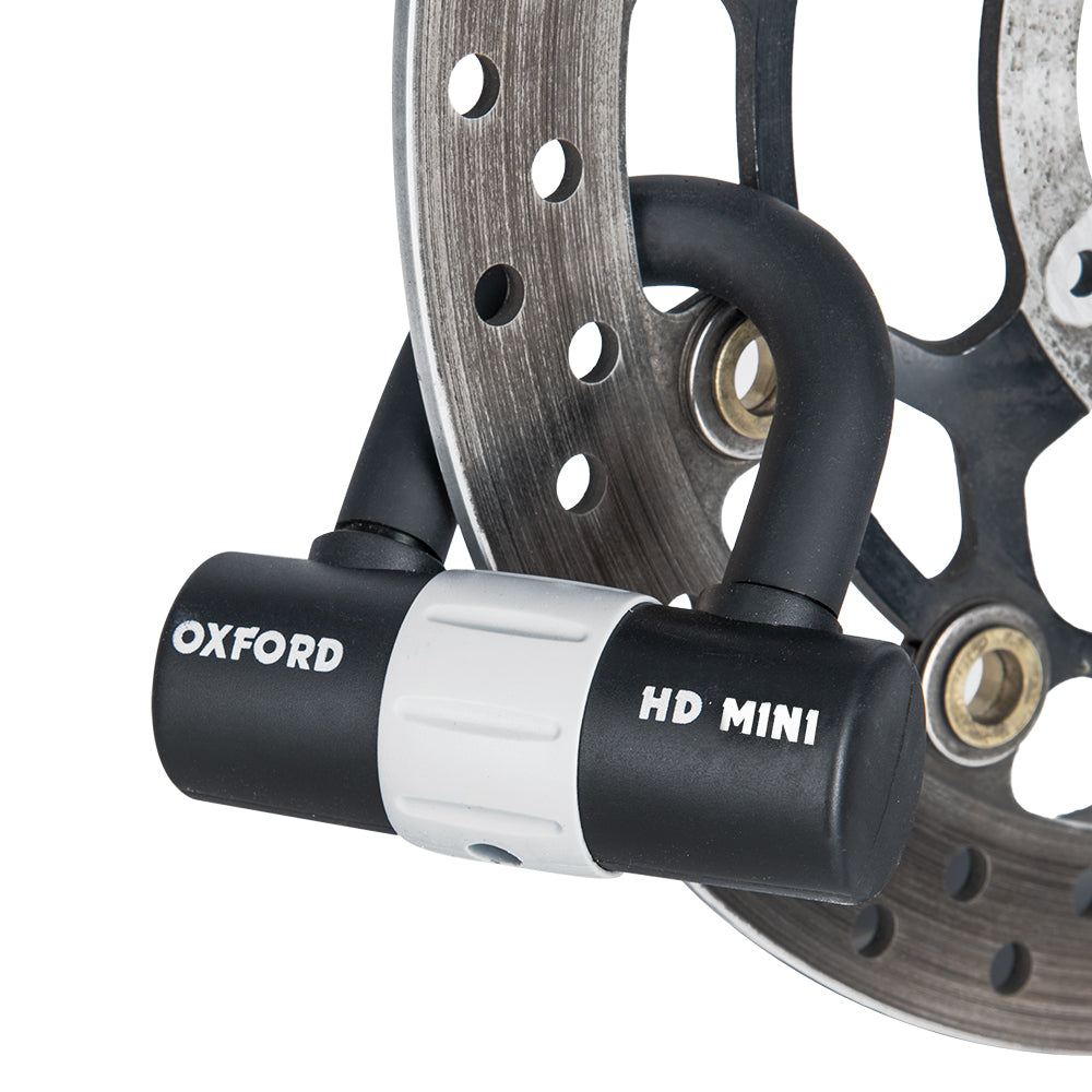 Oxford HD Mini Shackle Disc Lock - FREE UK Shipping, FREE 365 Day Returns | Moto Central