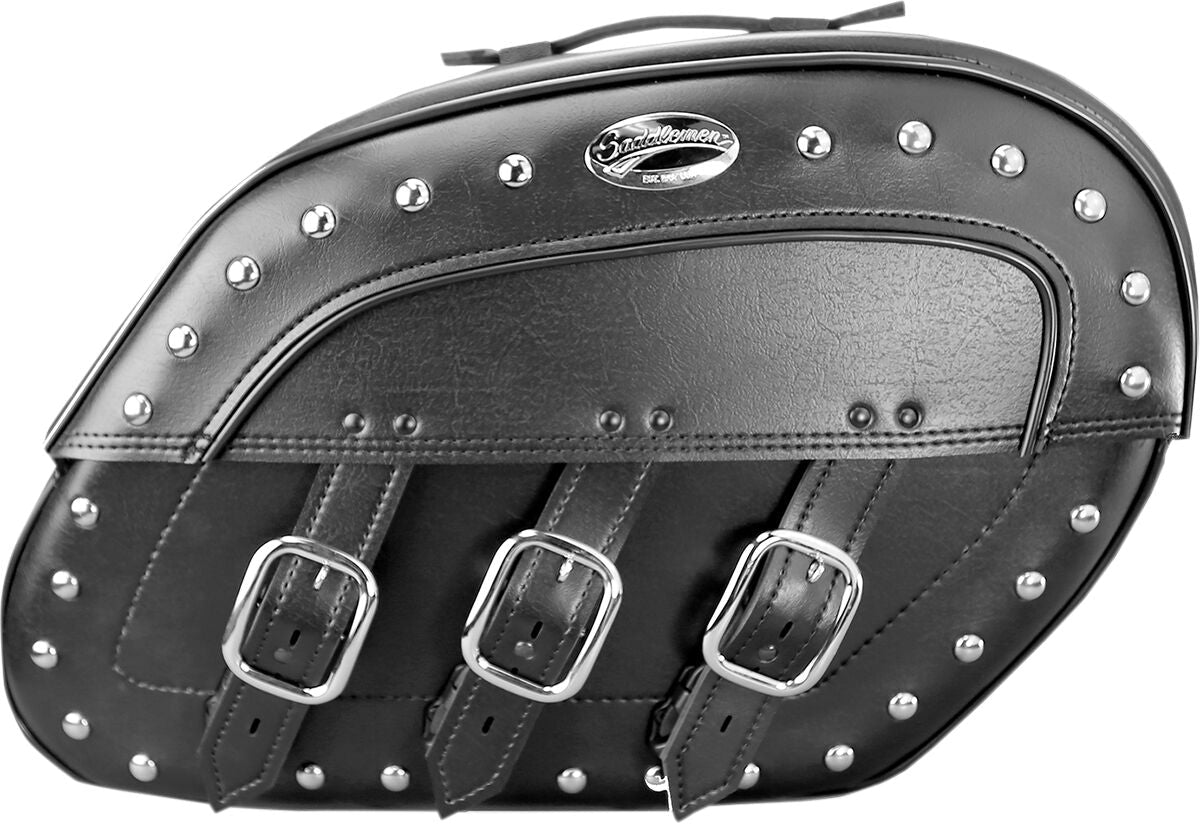 Saddlemen Rigid-Mount Universal Desperado Slant Saddlebags Black - FREE UK Shipping, FREE 365 Day Returns | Moto Central