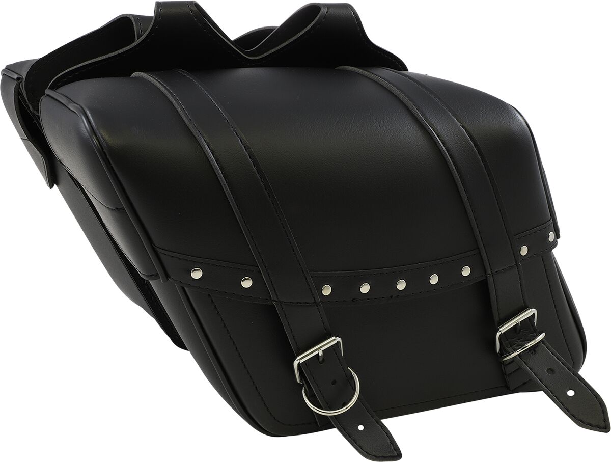 Saddlemen Highwayman Rivet Slant-Style Saddlebags Black - Medium  - FREE UK Shipping, FREE 365 Day Returns | Moto Central