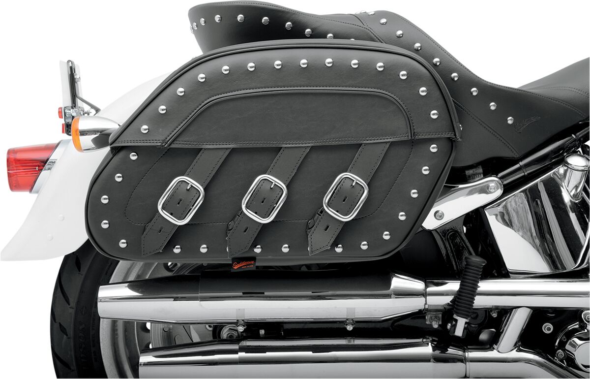 Saddlemen S4 Desperado Rigid-Mount Quick-Detach Slant Saddlebags Black  - FREE UK Shipping, FREE 365 Day Returns | Moto Central