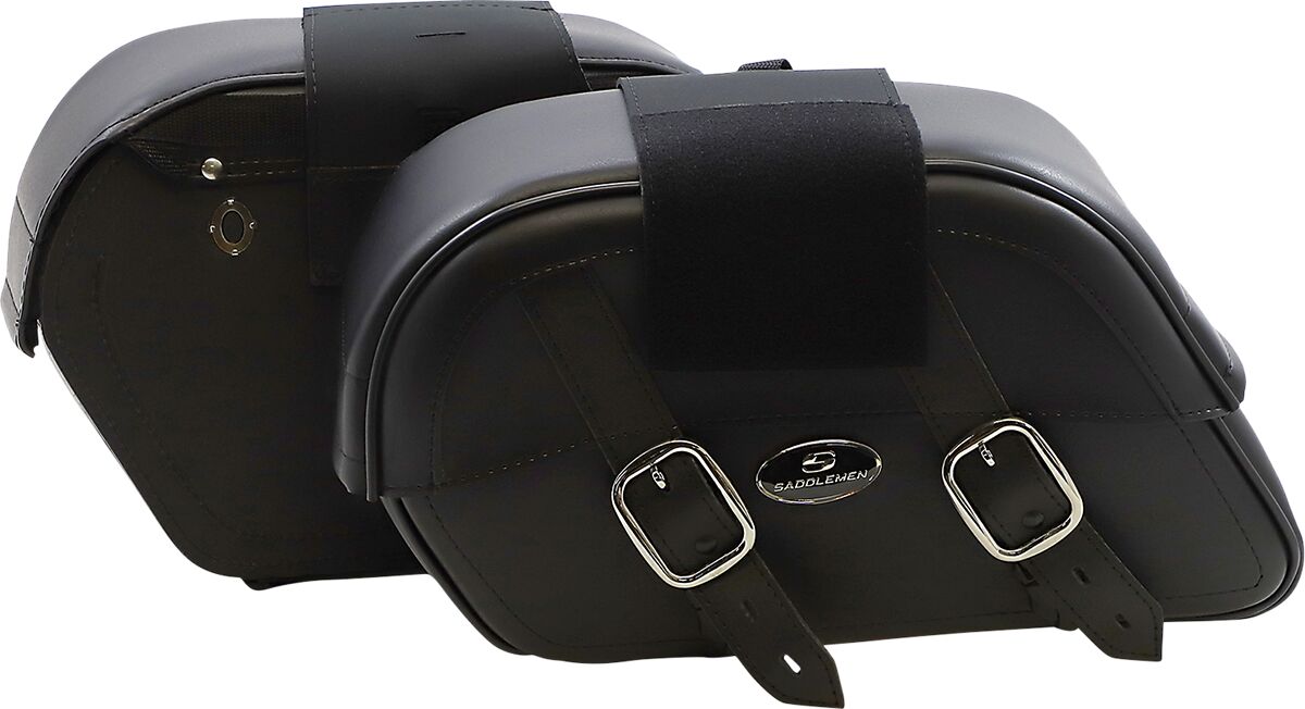 Saddlemen Drifter Slant Saddlebags Black - Large - FREE UK Shipping, FREE 365 Day Returns | Moto Central