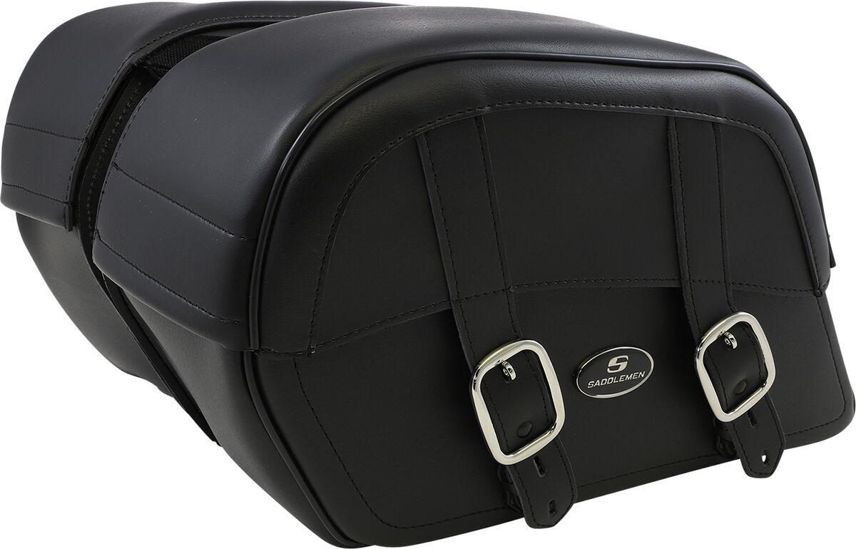 Saddlemen Drifter Slant Saddlebags Black - Jumbo  - FREE UK Shipping, FREE 365 Day Returns | Moto Central