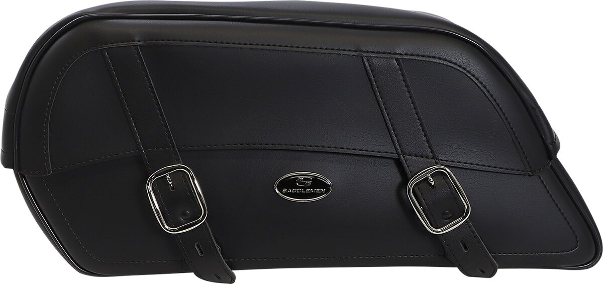 Saddlemen Drifter Slant Saddlebags Black - Extra Jumbo - FREE UK Shipping, FREE 365 Day Returns | Moto Central