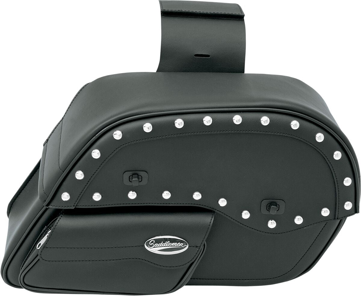 Saddlemen Desperado Slant Face Pouch Saddlebags Black - FREE UK Shipping, FREE 365 Day Returns | Moto Central