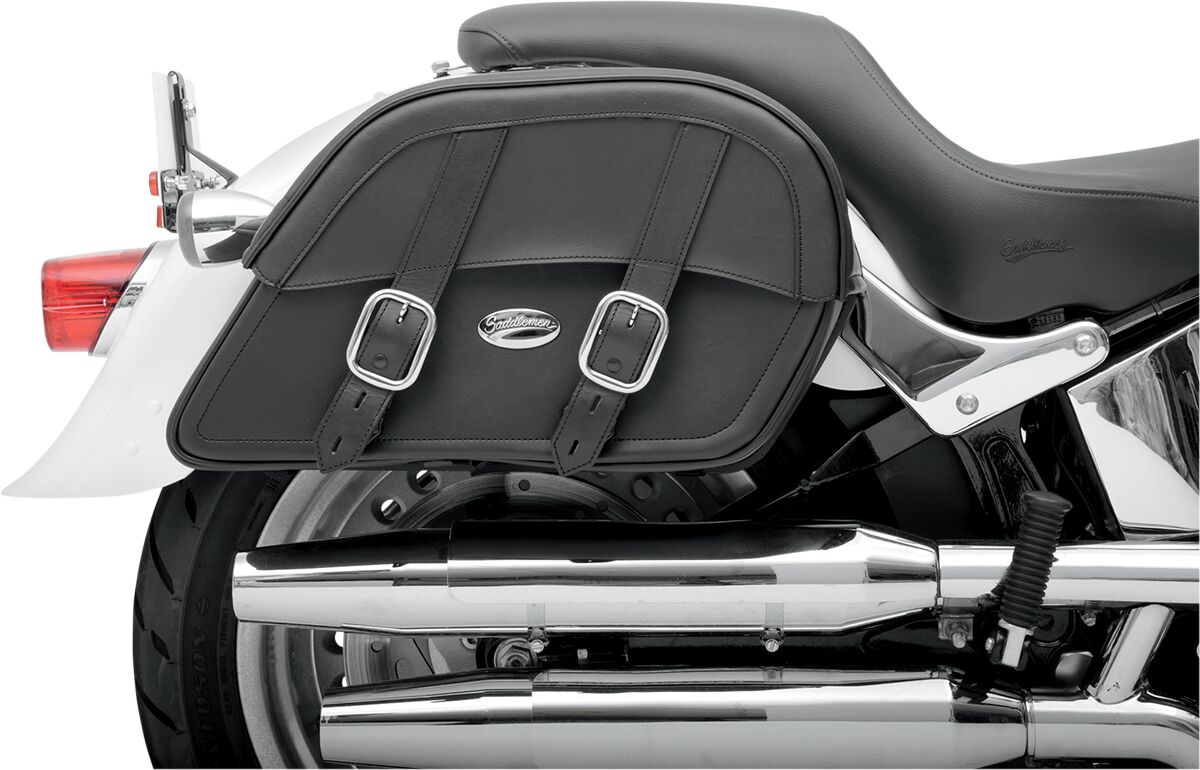 Saddlemen Custom Fit Drifter Slant Saddlebags Black - Large - FREE UK Shipping, FREE 365 Day Returns | Moto Central