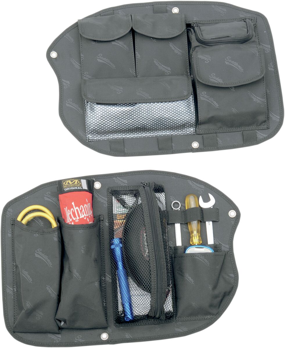 Saddlemen Saddlebag Organizer Set Black For Honda GL 1800 2001-2003 - FREE UK Shipping, FREE 365 Day Returns | Moto Central