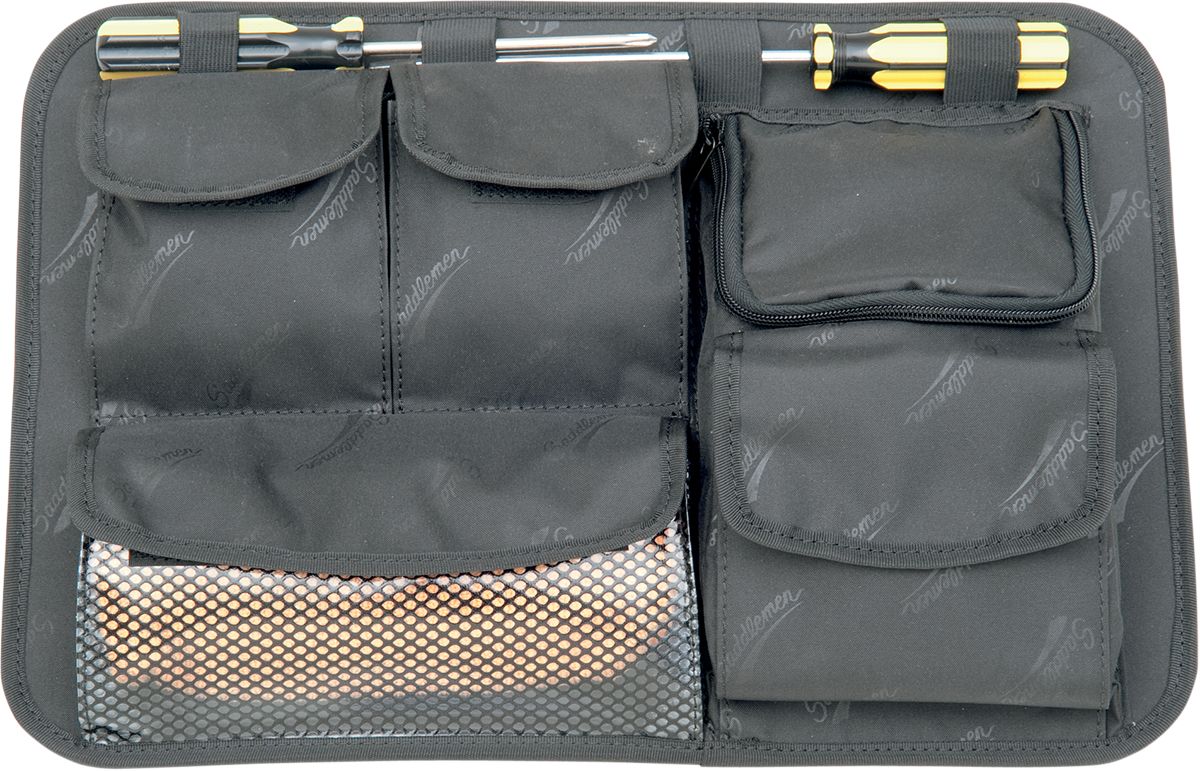 Saddlemen Saddlebag Lid Organizer Black - FREE UK Shipping, FREE 365 Day Returns | Moto Central