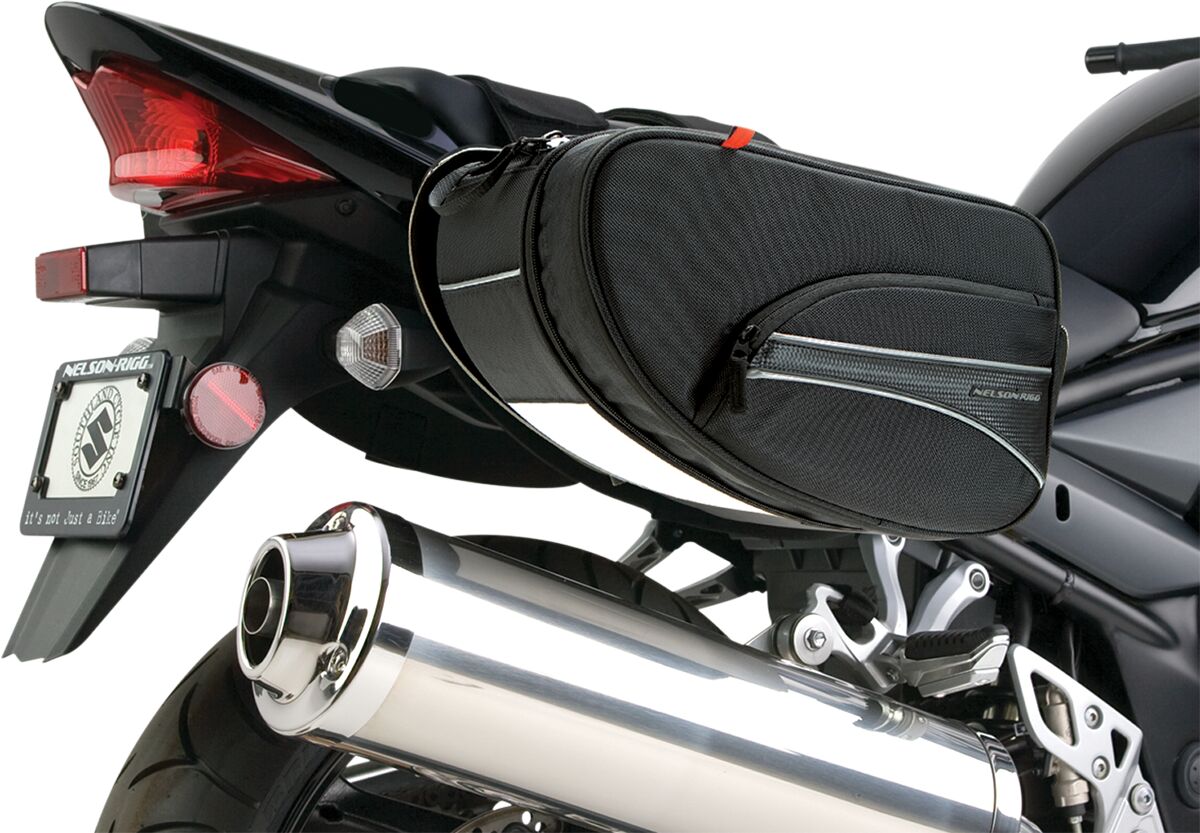 Nelson Rigg CL890 Mini Expandable Sport Saddlebags Black  - FREE UK Delivery - Moto Central