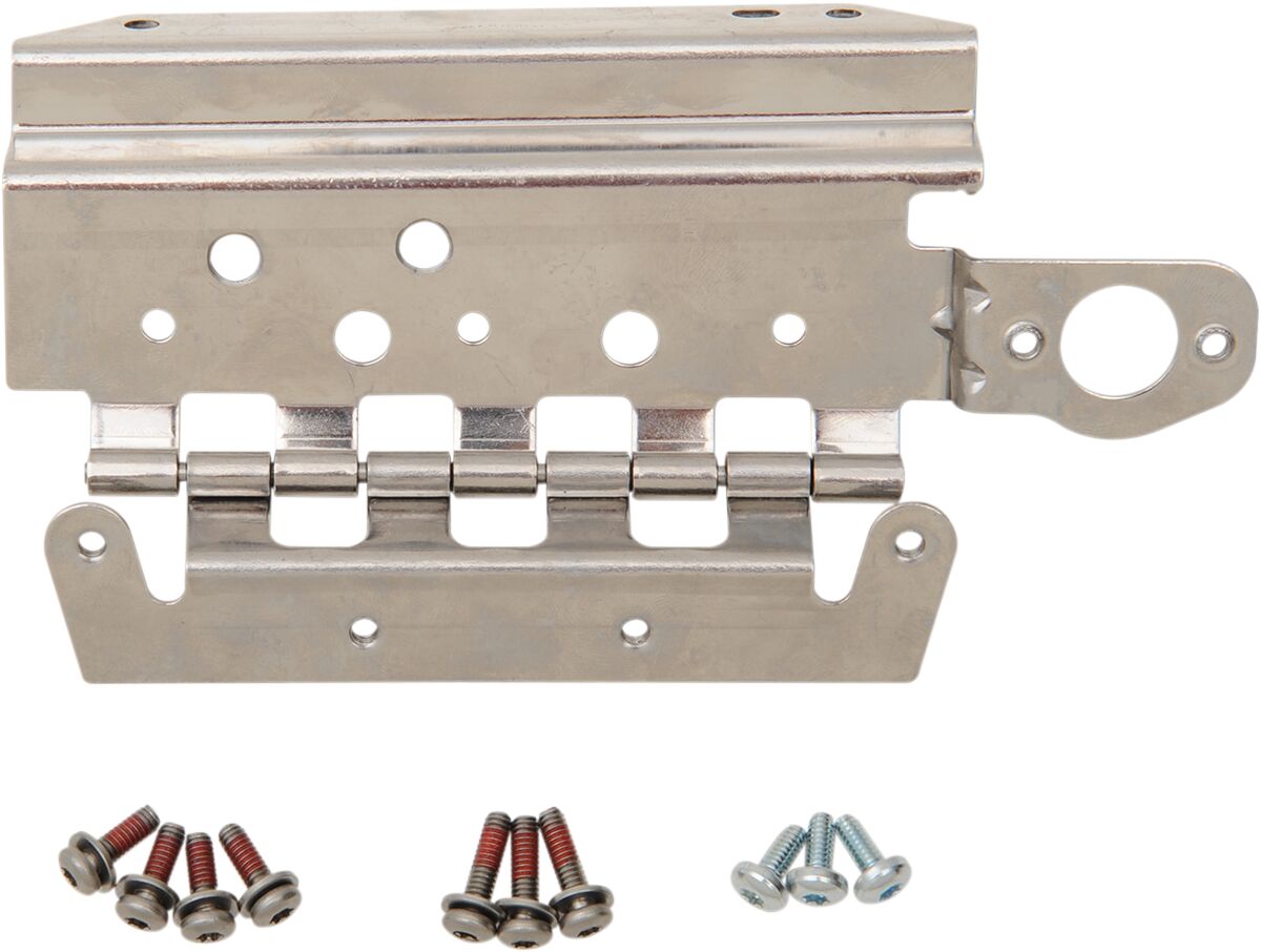 Drag Specialties Replacement Saddlebag Lid Hinge Kit Silver For Harley Davidson FLHR 1690 2015