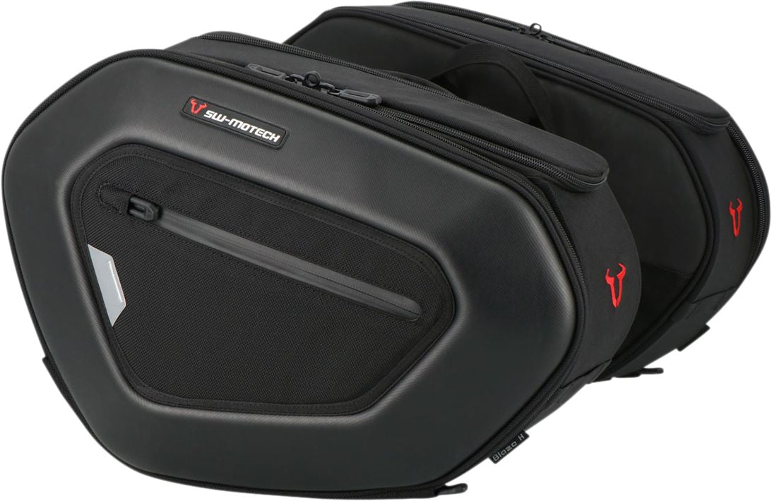 SW-Motech Pro Blaze Saddlebag Set Black | Vendor No BC.HTA.01.740.30400 - FREE UK Shipping, FREE 365 Day Returns | Moto Central