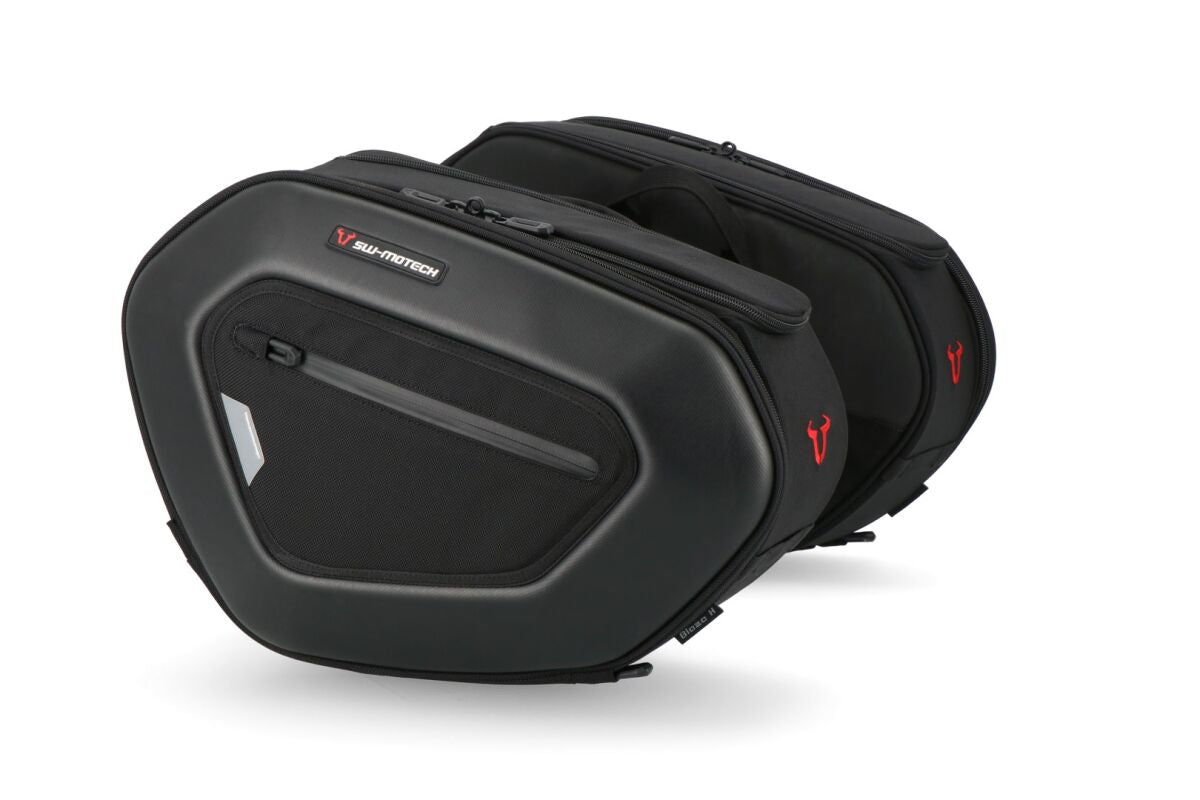 SW-Motech Pro Blaze Motorcycle Motorbike Saddlebag Set Black | Vendor No BC.HTA.01.740.30901 - FREE UK Shipping, FREE 365 Day Returns | Moto Central