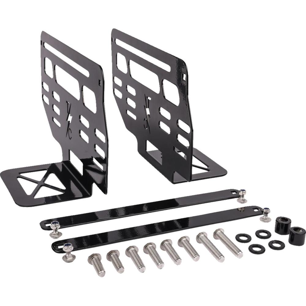 Thrashin Supply Company Hard Mount Brackets For Essential & Escape Saddlebags Black