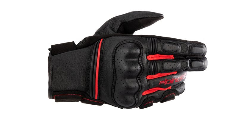 Alpinestars Phenom Leather Gloves Black / Bright Red