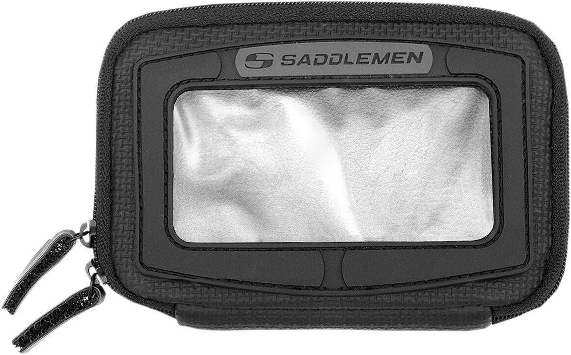 Saddlemen E-Pak Magnetic Pouch Black / Clear - FREE UK Shipping, FREE 365 Day Returns | Moto Central