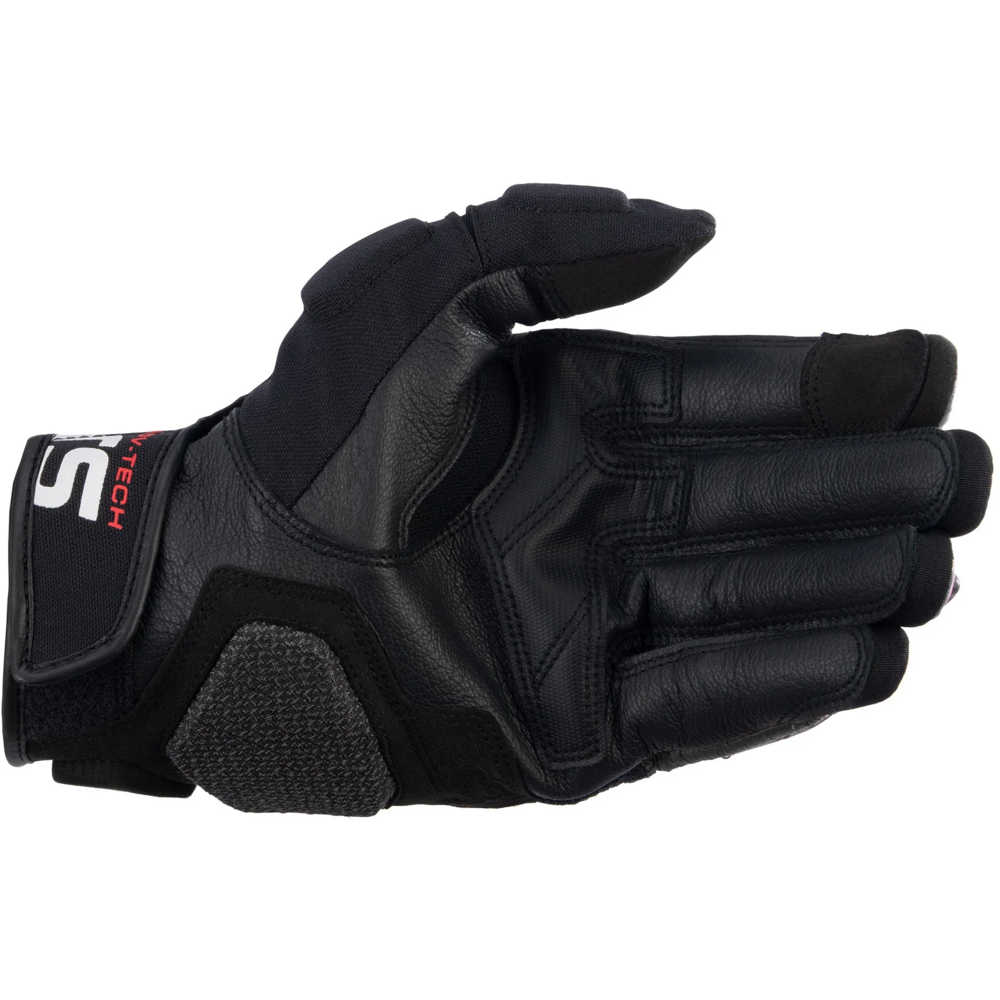 Alpinestars Halo Leather Gloves Black - FREE UK Shipping, FREE 365 Day Returns | Moto Central