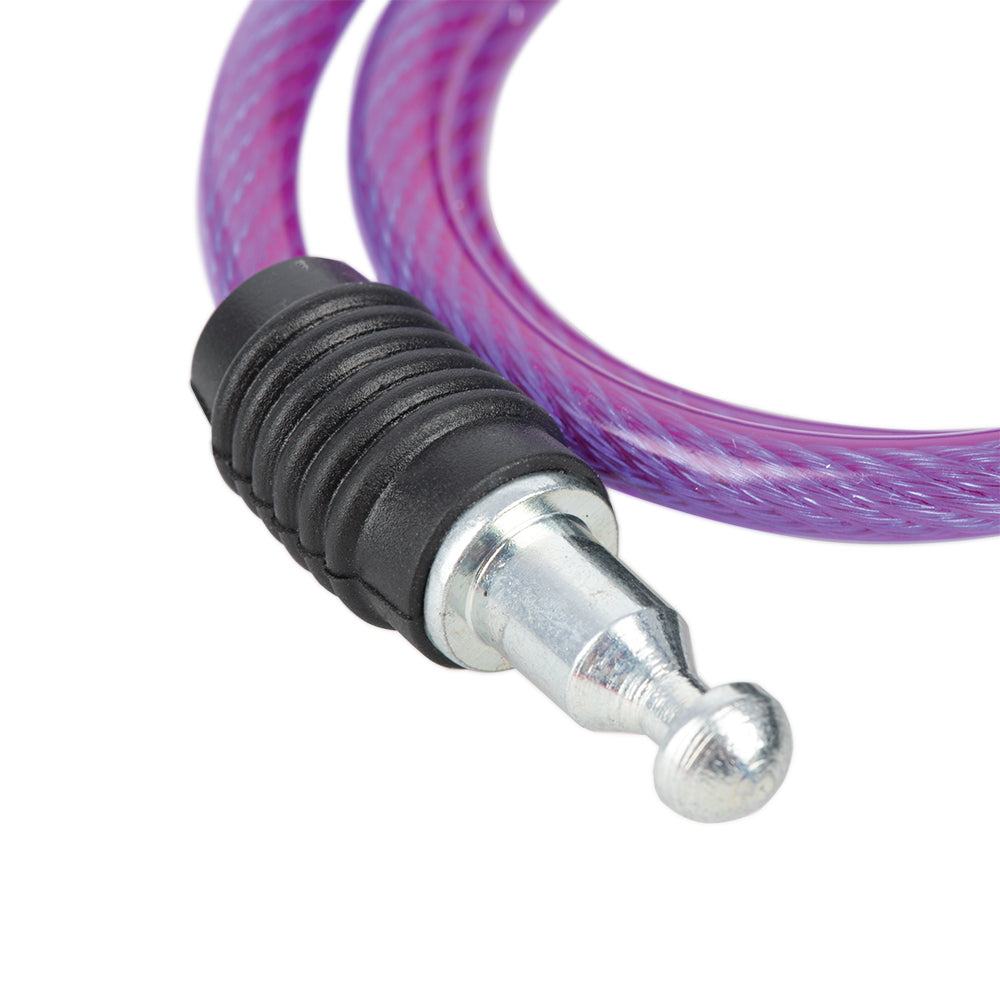 Oxford Bumper Cable Lock Purple - 600 mm x 6 mm