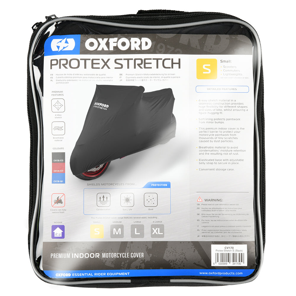 Oxford Protex Stretch Indoor Premium Stretch-Fit Cover Black