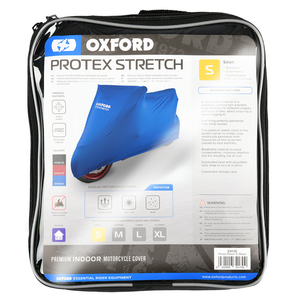 Oxford Protex Stretch Indoor Premium Stretch-Fit Cover Blue