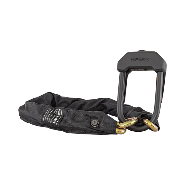 Hiplok DXXL D-Lock With Additional 100cm Chain All Black - FREE UK Shipping, FREE 365 Day Returns | Moto Central