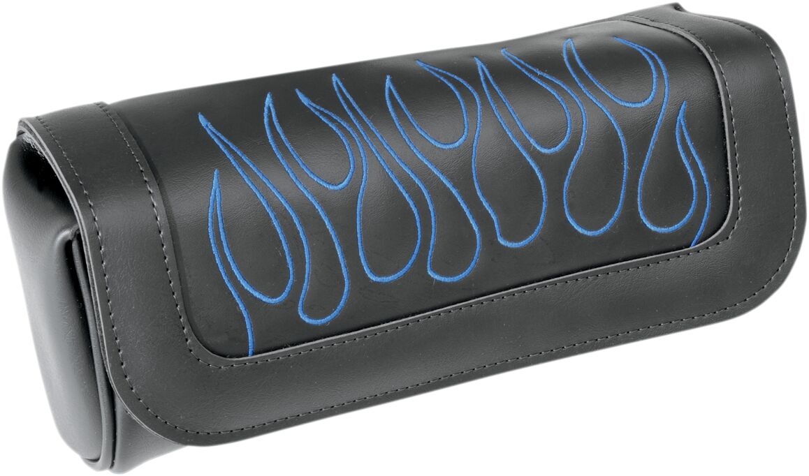 Saddlemen Highwayman Tattoo Flame Tool Bag Black / Blue  - FREE UK Shipping, FREE 365 Day Returns | Moto Central