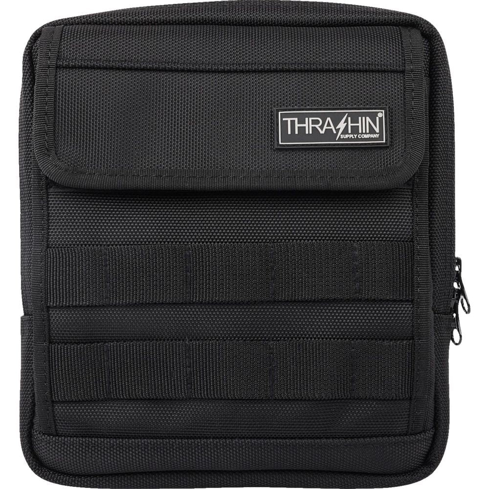 Thrashin Supply Company Slim Handlebar Bag Black - FREE UK Shipping, FREE 365 Day Returns | Moto Central