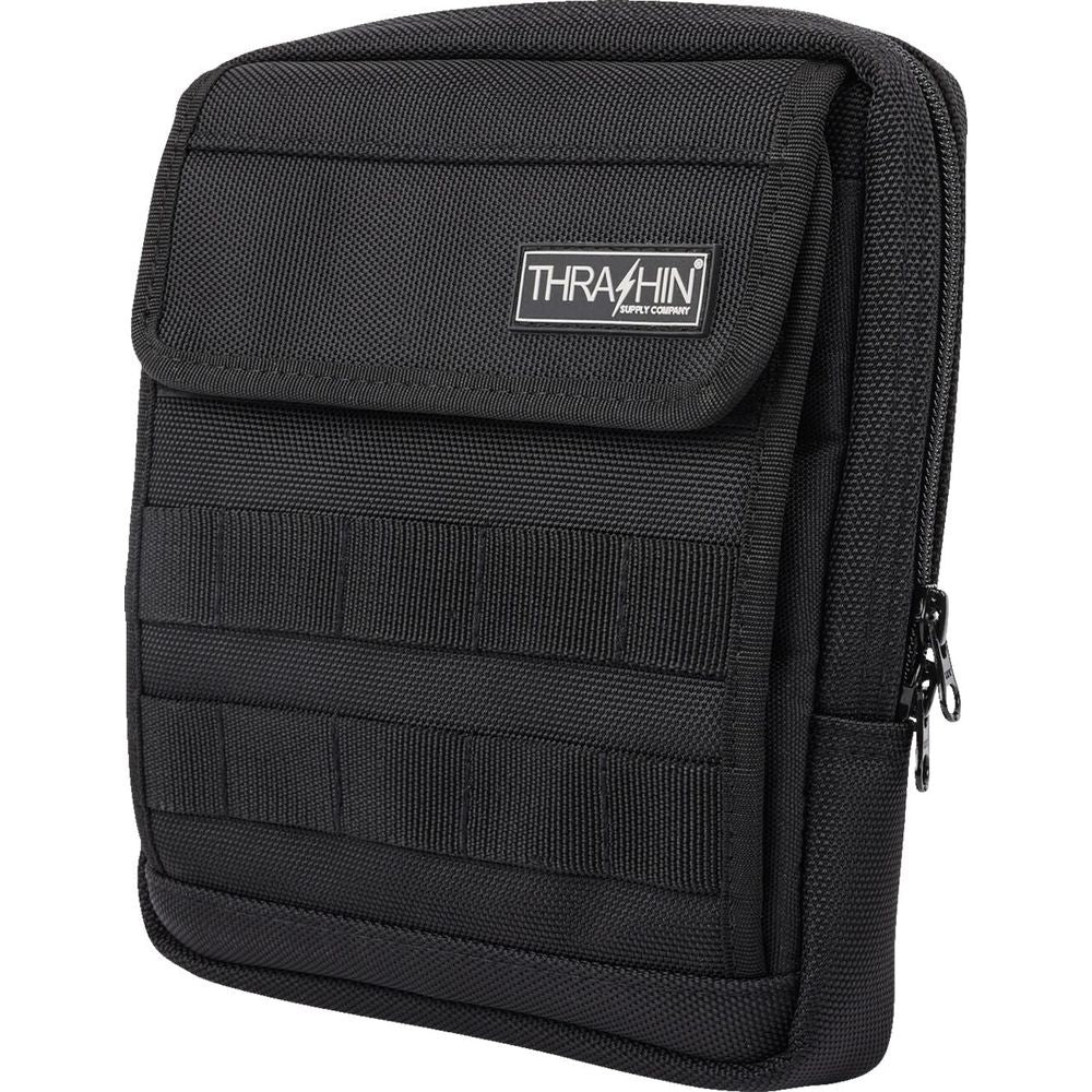 Thrashin Supply Company Slim Handlebar Bag Black - FREE UK Shipping, FREE 365 Day Returns | Moto Central