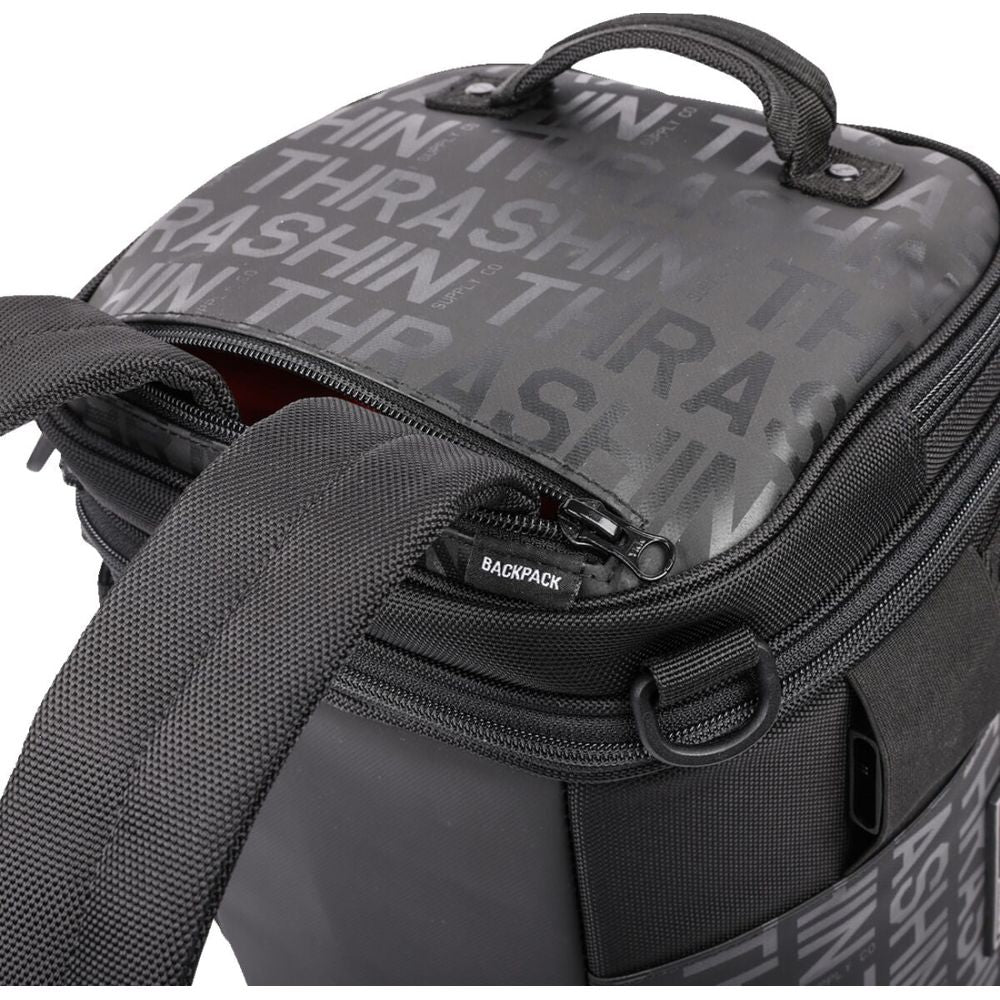 Thrashin Supply Company Passenger Bag Black - FREE UK Shipping, FREE 365 Day Returns | Moto Central