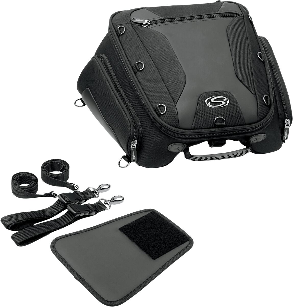 Saddlemen Adventure Series Standard Tunnel Bag Black  - FREE UK Shipping, FREE 365 Day Returns | Moto Central