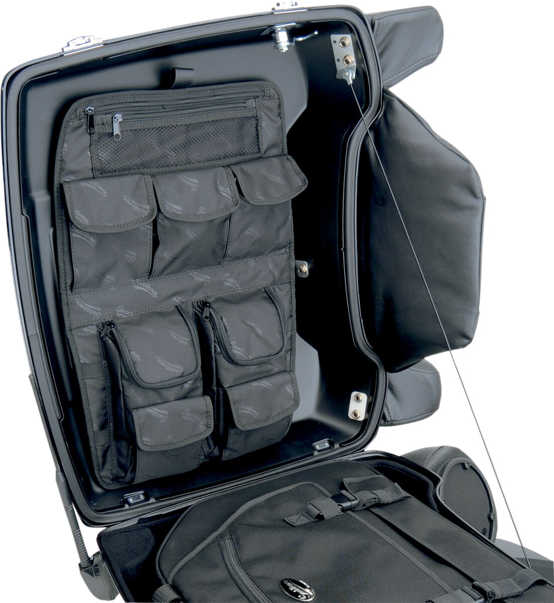 Saddlemen Tour Pack Lid Organizer Black  - FREE UK Shipping, FREE 365 Day Returns | Moto Central