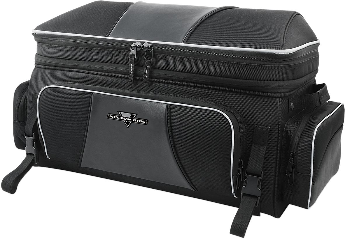 Nelson Rigg Route 1 Traveler Tour Trunk Rack Bag Black  - FREE UK Delivery - Moto Central