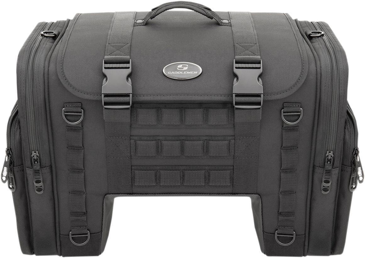 Saddlemen TS3200DE Tactical Seat Tunnel Bag Black  - FREE UK Shipping, FREE 365 Day Returns | Moto Central