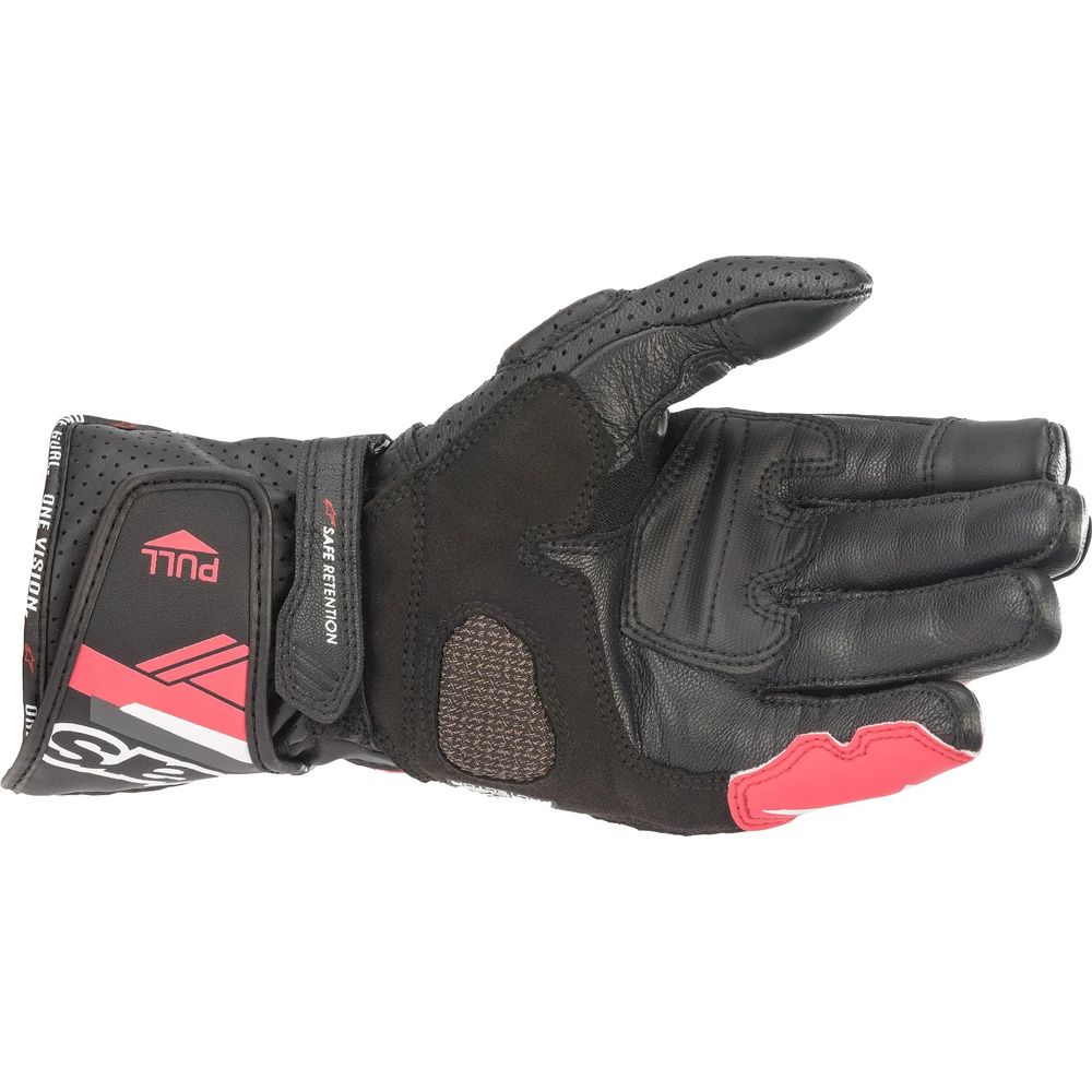 Alpinestars Stella SP-8 V3 Ladies Gloves Black / White / Diva Pink