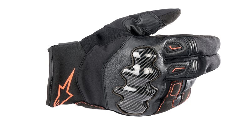 Alpinestars SMX-1 Drystar Gloves Black / Fluo Red