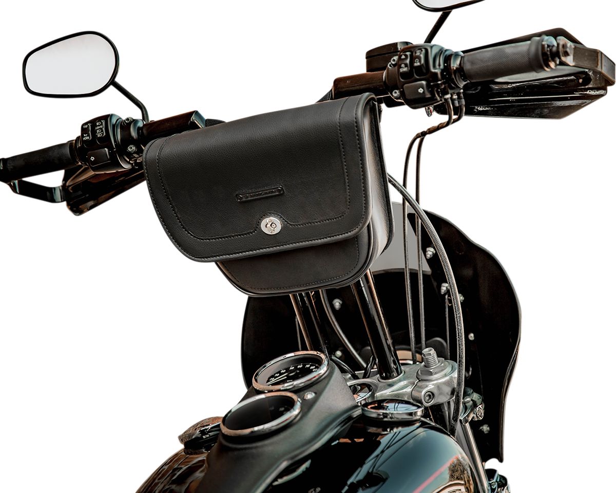 Saddlemen Trapezoid Handlebar Bag Black - FREE UK Shipping, FREE 365 Day Returns | Moto Central