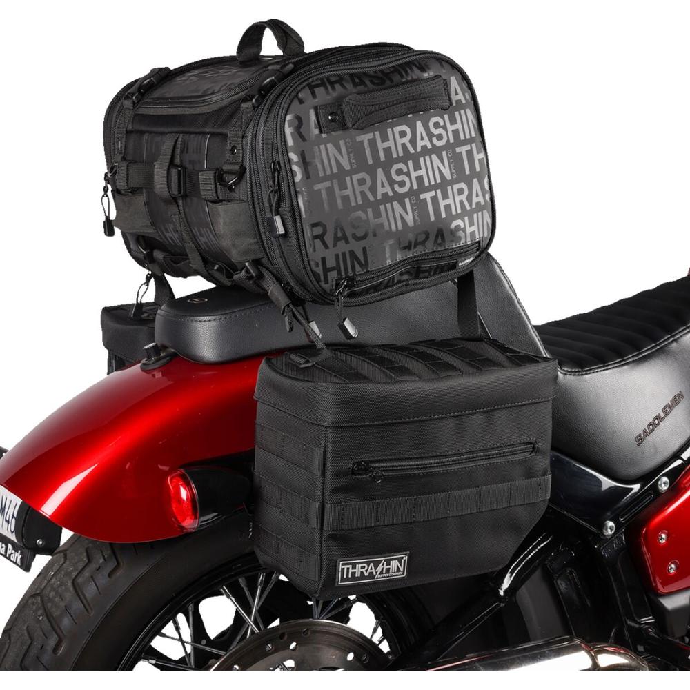 Thrashin Supply Company Bag / Luggage Strap Kit Black - FREE UK Shipping, FREE 365 Day Returns | Moto Central