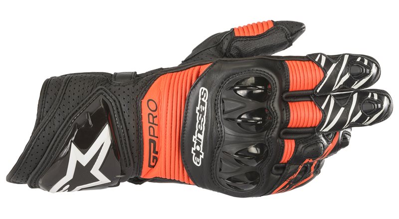 Alpinestars GP Pro R3 Gloves Black / Fluo Red