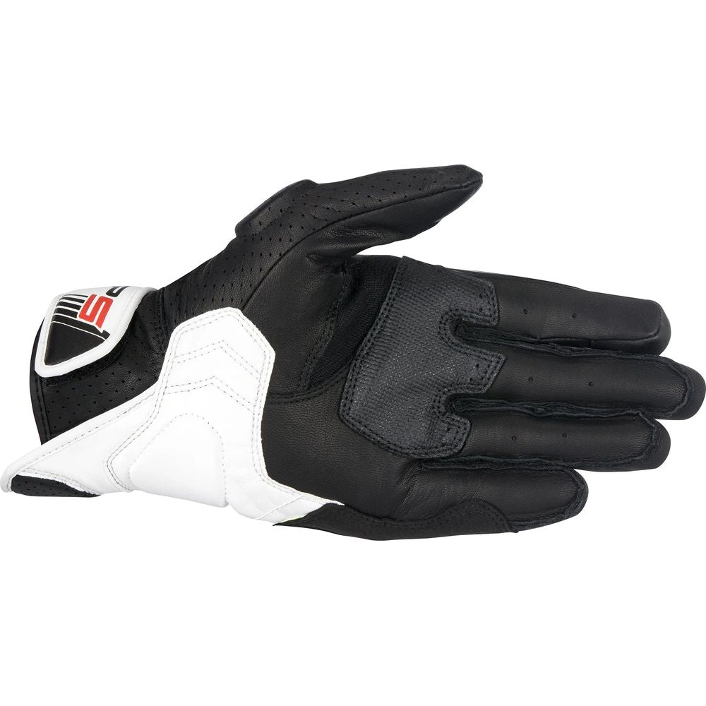 Alpinestars SP-5 Leather Gloves Black / White / Red