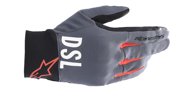 Alpinestars AS-DSL Shotaro Gloves Anthracite / Bright Red